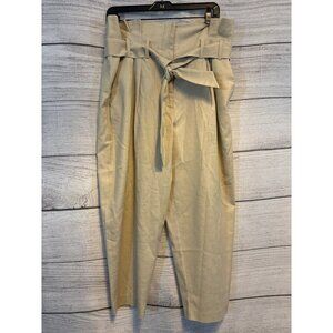 IRO Paris Beige High-Waisted Trousers Size 40/ US 8